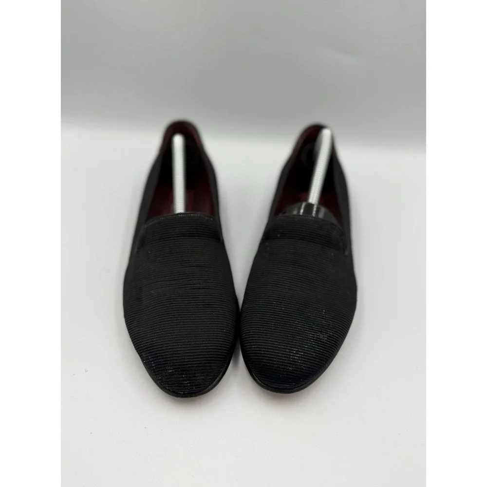Vintage Cole Haan Formal Venetian Loafers Men's 10.5 M Black Slip On Textured